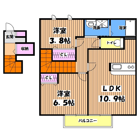 【間取り】 | アムール　Ｍａｒｉａｇｅ