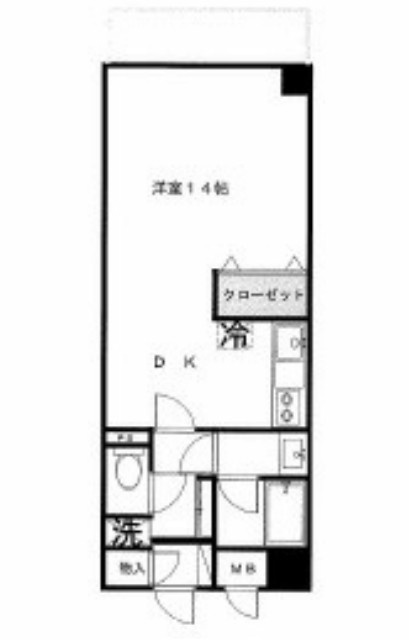 柏市根戸の賃貸マンションの間取り