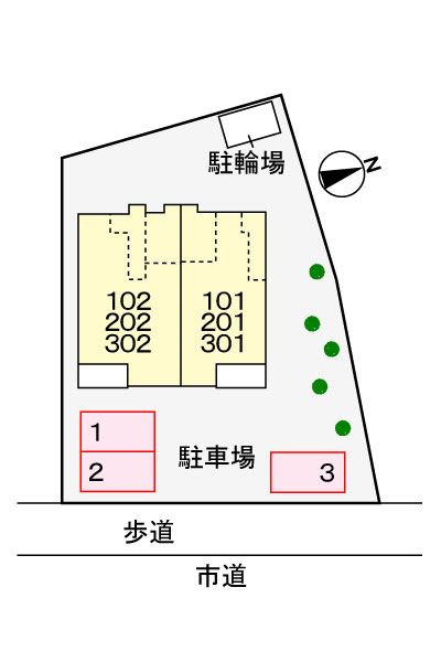 プチ・コフレの区画図