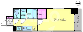 【間取り】 | WING TERRACE南堀江 | WING TERRACE　南堀江　間取り