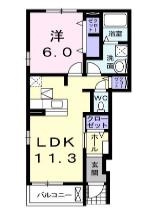 エスポワール梅ノ木東館の間取り