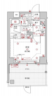 【間取り】 | クレイシア森下ステーションサイト | 間取りです。