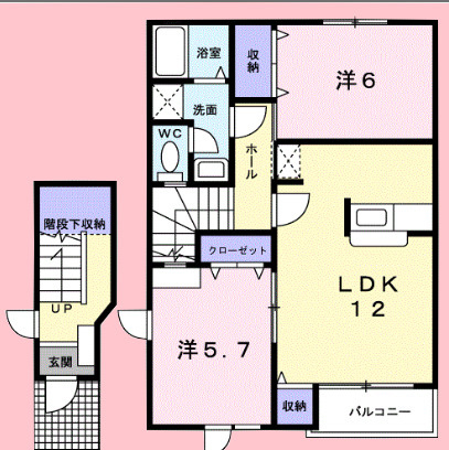 アムールⅡの間取り