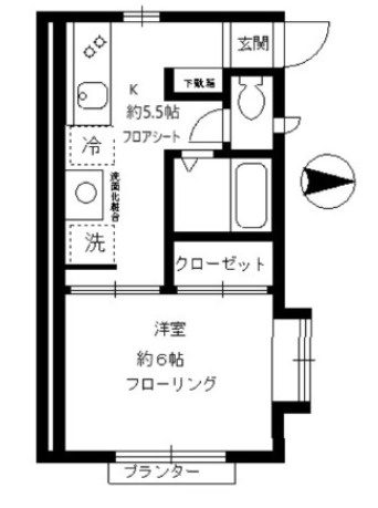 パロスベルデス自由が丘の間取り