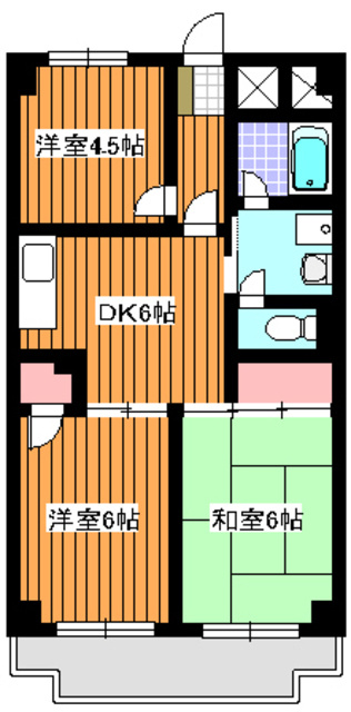 シャトーサンハイムの間取り
