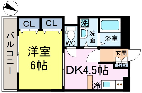 JEWEL COURT C棟の間取り