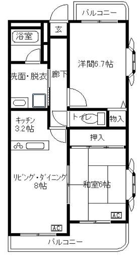 パークハイツの間取り