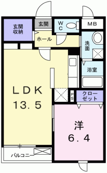 ジュリエットの間取り