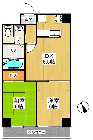 内田ビルの間取り