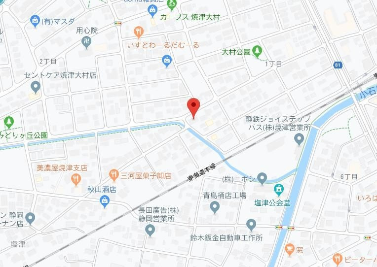 パールハイツの地図