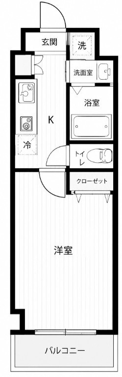 セナリオフォルム三郷中央の間取り