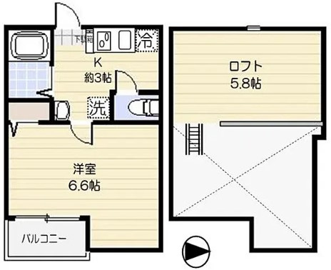【間取り】 | Privia笹塚