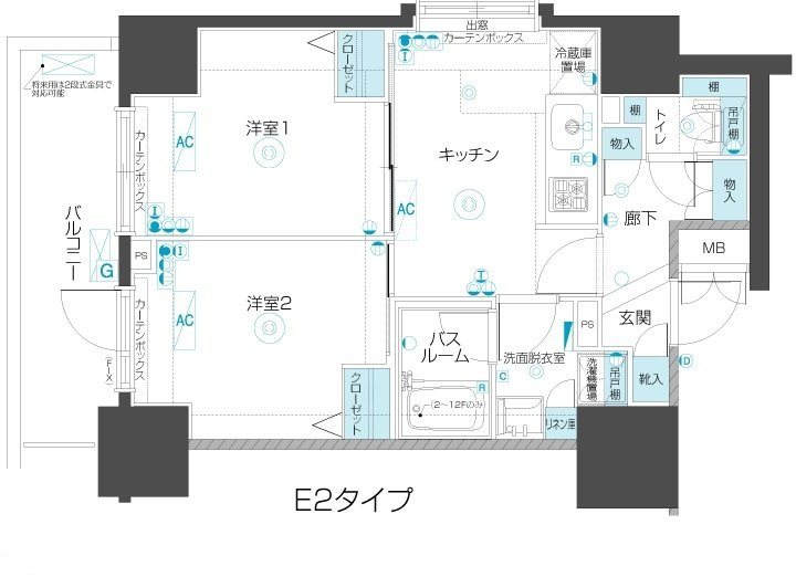 フェニックス板橋大山 の間取り|間取りです。