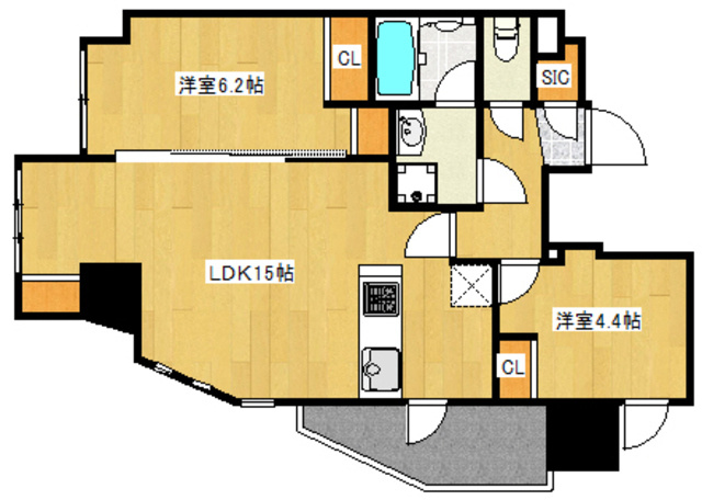 S-RESIDENCE王子westの間取り|間取りです☆