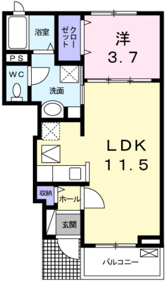 アヴァンツァートの間取り