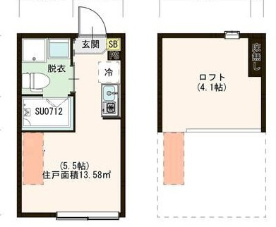 ラ・メール平和台の間取り|間取りです。