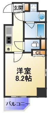 【間取り】 | エスライズ東天満