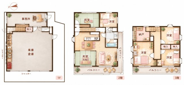 高野道２丁目　中古一戸建ての間取り|間取り図はいかがですか？ご希望を叶える間取りですか？リビングの広さは？水回りの位置は？カウンターキッチン？など色々な情報が集約されています。弊社ではリフォームなどのご相談も承っております。