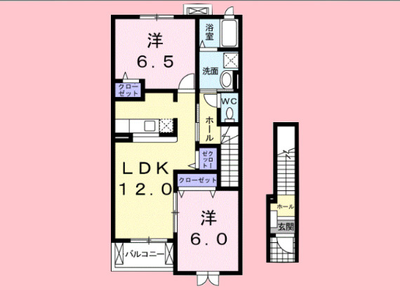 ベル・アンジュⅠの間取り
