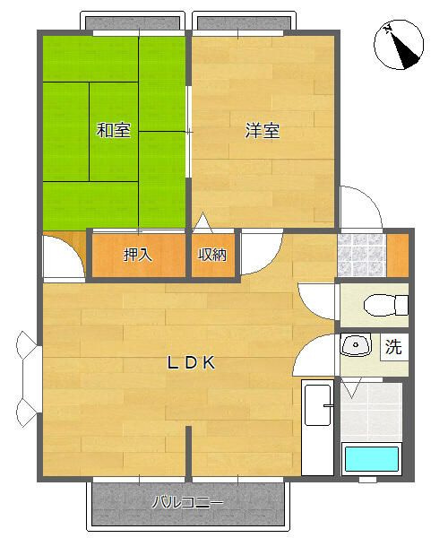 グリーンヒル市ヶ尾の間取り