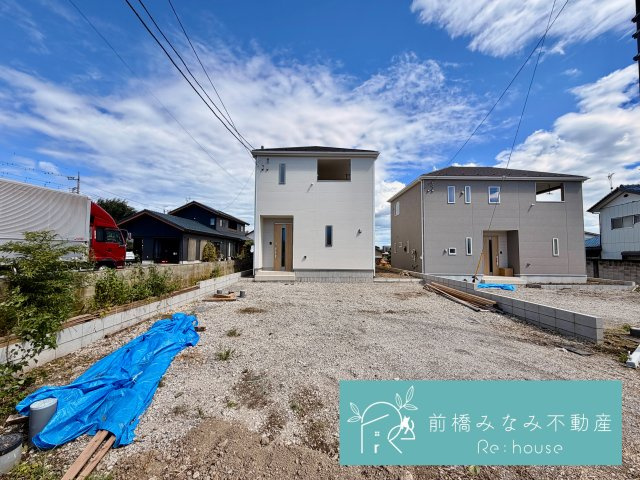 【新築】前橋市粕川町女渕第3　１号棟(全２棟)　クレイドルガーデン　新築建売分譲の外観|きれいな外観です