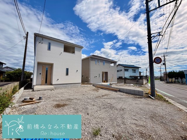 【新築】前橋市粕川町女渕第3　１号棟(全２棟)　クレイドルガーデン　新築建売分譲の外観|落ち着いた雰囲気の外観です