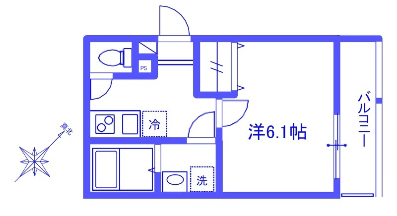 MELDIA岩槻Ⅲの間取り