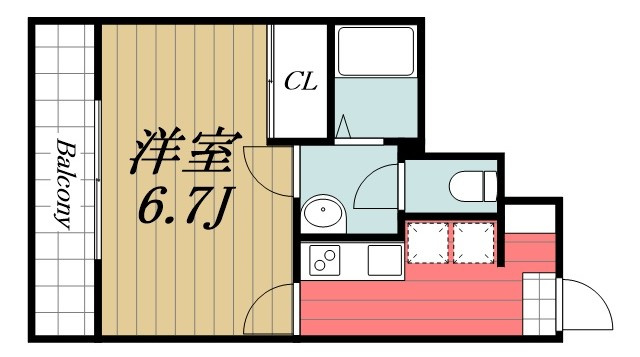 【間取り】 | プラージュ新検見川