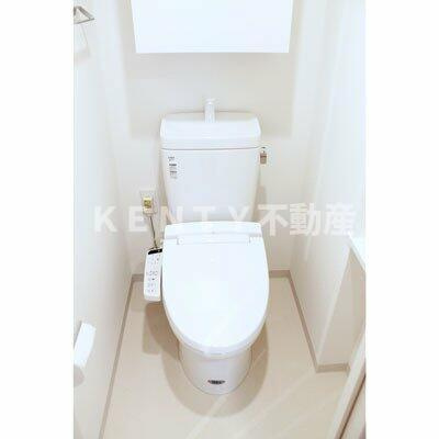 【トイレ】 | クレイシア五反田駅前 | 落ち着いた色調のトイレです