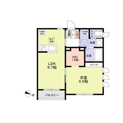 【間取り】 | アビタシオン　モネ