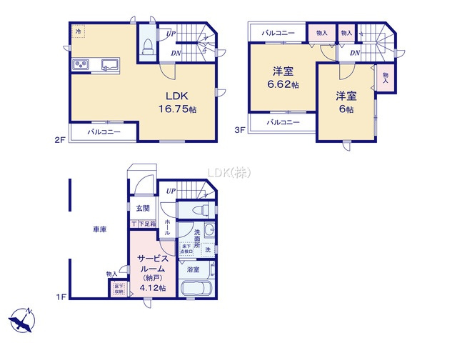 【間取り】 | 新築戸建／ふじみ野市北野２丁目（全1棟）