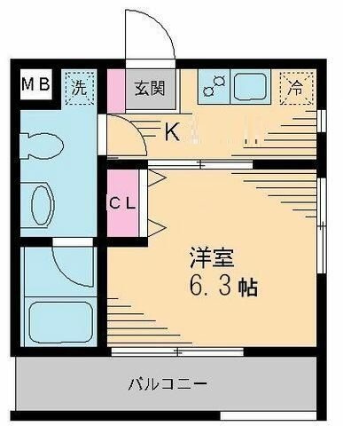 モンターリーブル美幸Ⅰの間取り|間取りです。