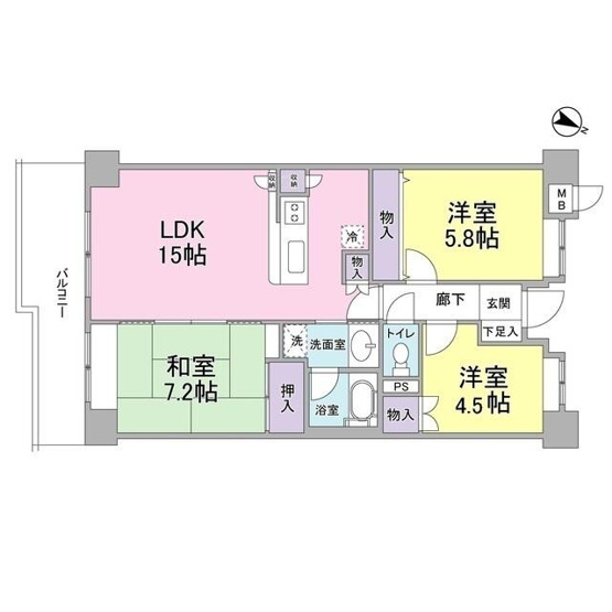 【間取り】 | アイルサイドテラス