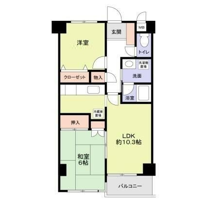 アドバンス江古田の間取り|間取りです。