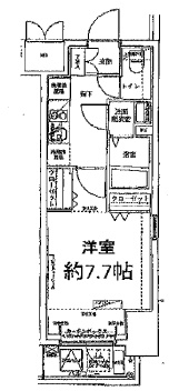 アイル上野の森ＮＯＲＴＨの間取り|間取りです。