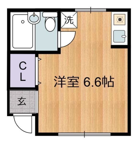 パールフラッツの間取り