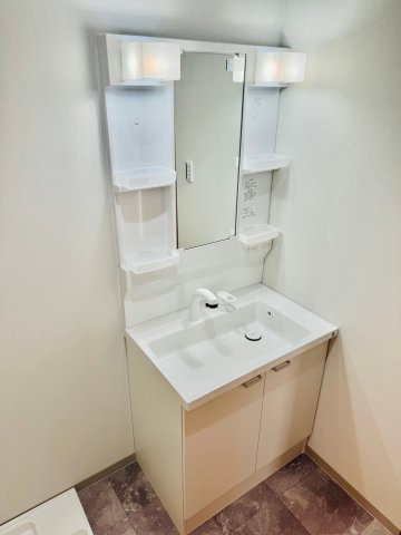 オーシャンコート姫路A棟の洗面所