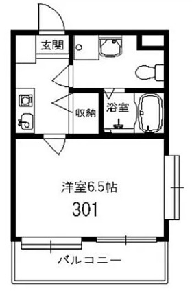 豊島区南池袋４丁目の賃貸マンションの間取り