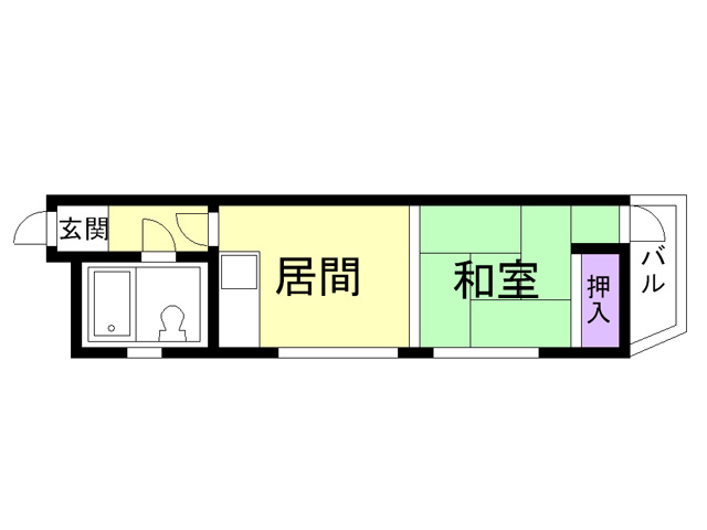 めぐみマンションの間取り