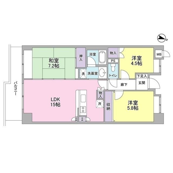 【間取り】 | アイルサイドテラス