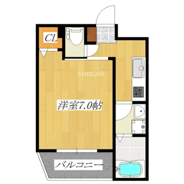 ヴィーヴェレ赤羽RESIDENCEの間取り|1Kの間取りです♪