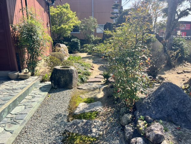 中古　柳川市　下宮永町619-7の庭
