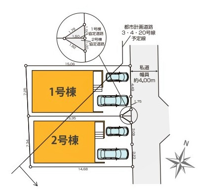 西東京市ひばりが丘北6期　全2棟　1号棟