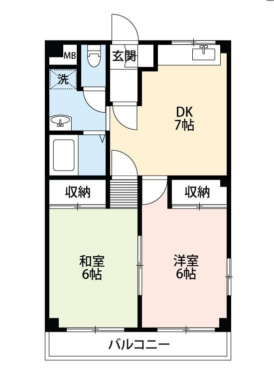 サンシティイワキの間取り