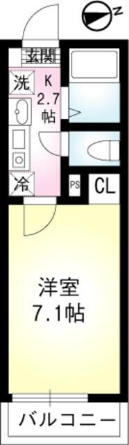 グランドール二俣川の間取り