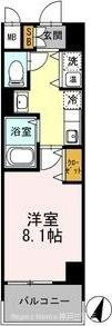 カスタリア三宮の間取り