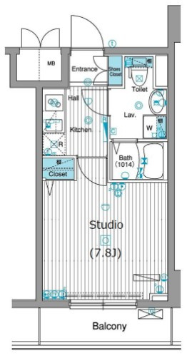 グランド・ガーラ銀座の間取り|間取りです。