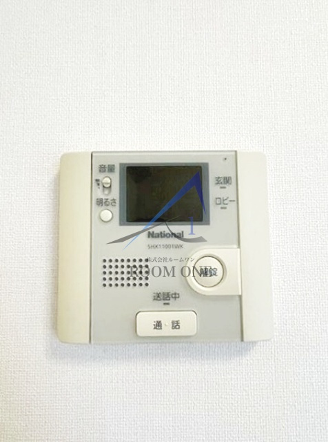 コンフォール門前仲町のセキュリティ|モニター付きインターホンです。