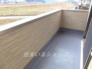 ユニベールＢのバルコニー