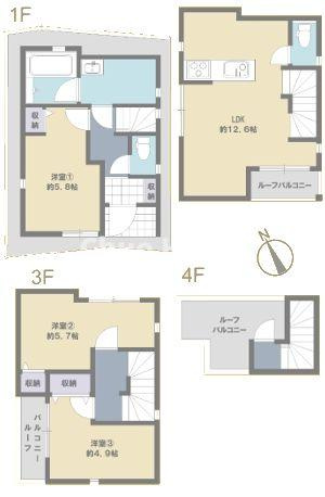 墨田区東向島6丁目中古住宅の間取り|新規リフォーム施工が完了いたしましたのでいつでも内覧が可能です。南西向きにつきまして日当たり・通風良好。
